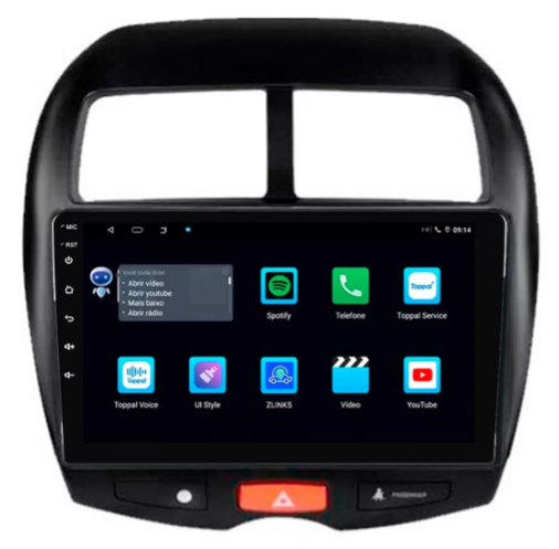 Multimidia Asx 9p Android Octacore 4GB Carplay