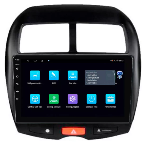 Multimidia Asx 9p Android Octacore 6GB Carplay 4g