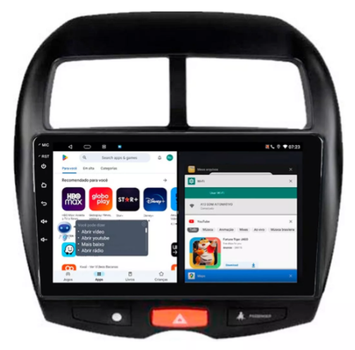 Multimidia Asx 9p Android Octacore 6GB Carplay 4g