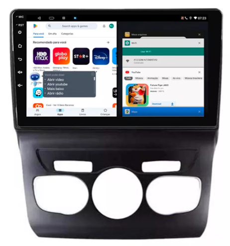 Multimidia C4 Lounge 9p Android Octacore 6gb Carplay 4g