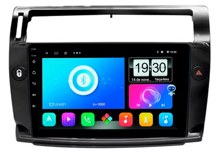 Multimidia C4 Pallas Vtr 9p Android Octacore 6gb Carplay 4g