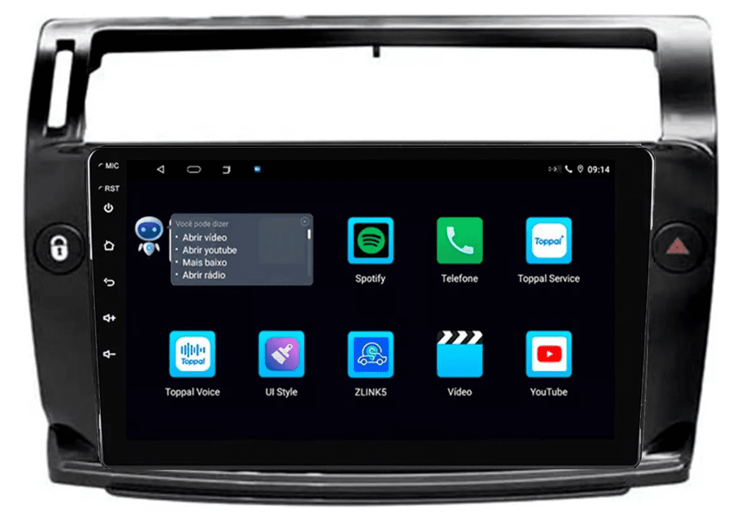 Multimidia C4 Pallas Vtr 9p Android Quadcore 2gb Carplay