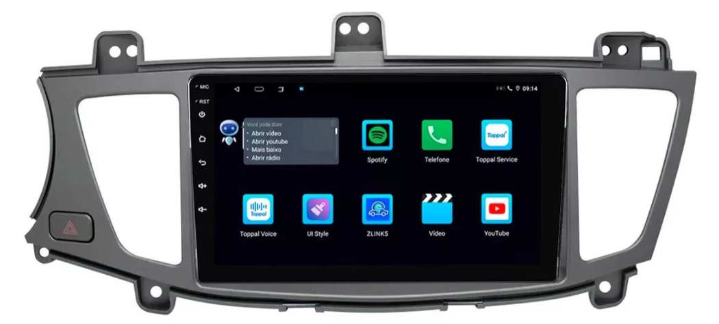 Multimidia Cadenza 9p Android Octacore 6gb Carplay 4g
