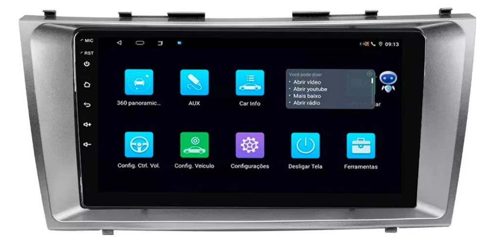 Multimidia Camry 9p Android Octacore 6gb Carplay 4g