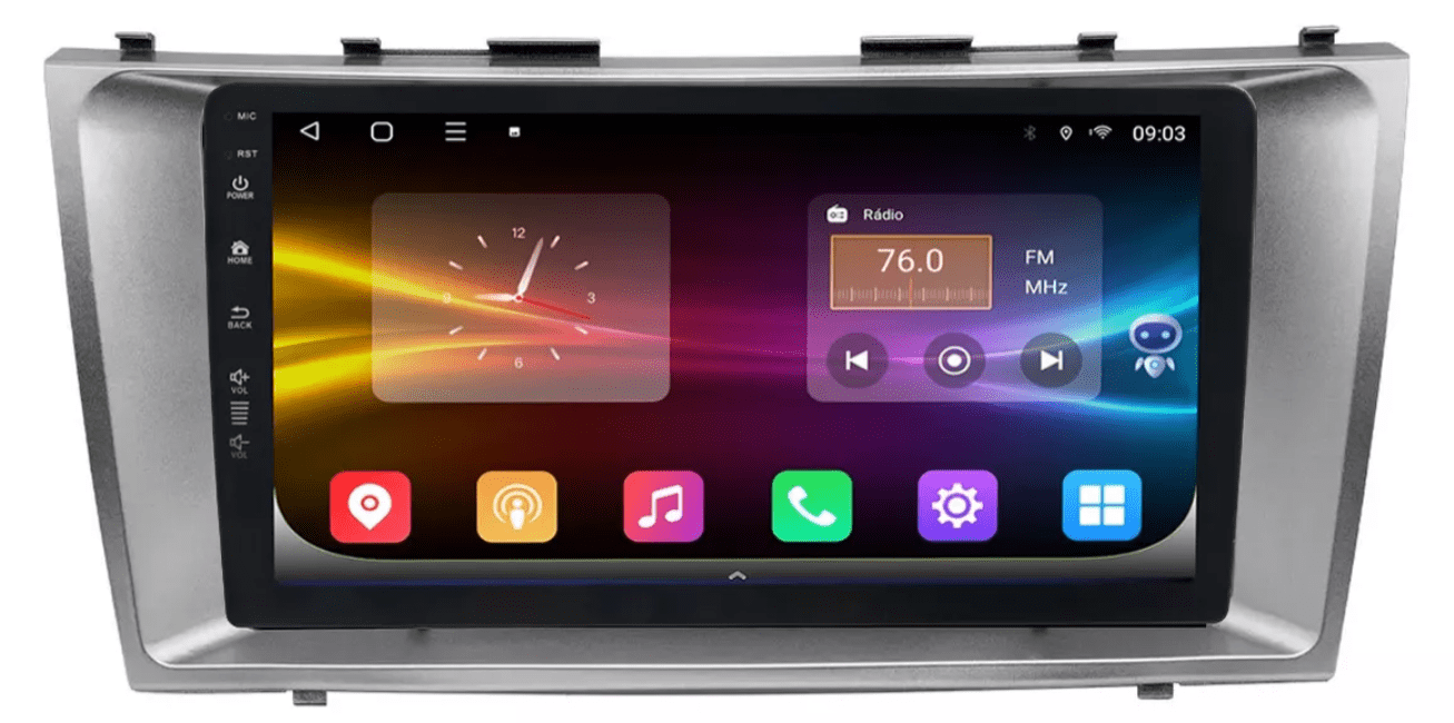 Multimidia Camry 9p Android Quadcore 2gb Carplay