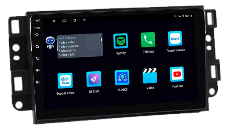 Multimidia Captiva 9p Android Octacore 4GB Carplay