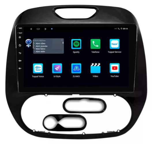 Multimidia Captur 9p Android Octacore 4GB Carplay