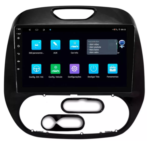 Multimidia Captur 9p Android Octacore 6gb Carplay 4g