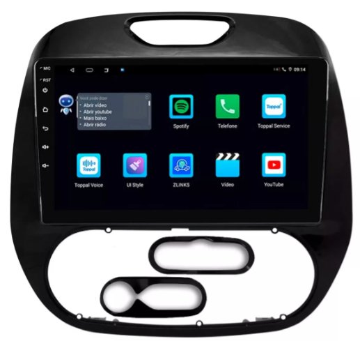 Multimidia Captur 9p Android Octacore 6gb Carplay 4g