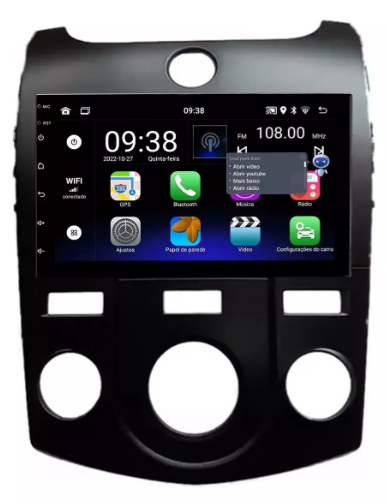 Multimidia Cerato 7p Android OctaCore 4gb Carplay Voz - COD 325