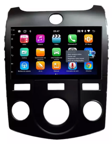 Multimidia Cerato 7p Android OctaCore 4gb Carplay Voz - COD 325