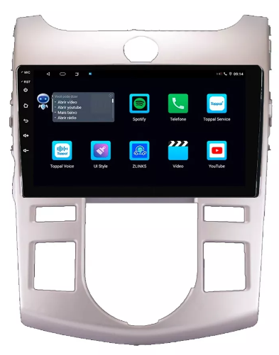 Multimidia Cerato 9p Android Octacore 6gb Carplay 4g - COD 1003