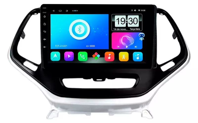 Multimidia Cherokee 9p Android Octacore 4GB Carplay