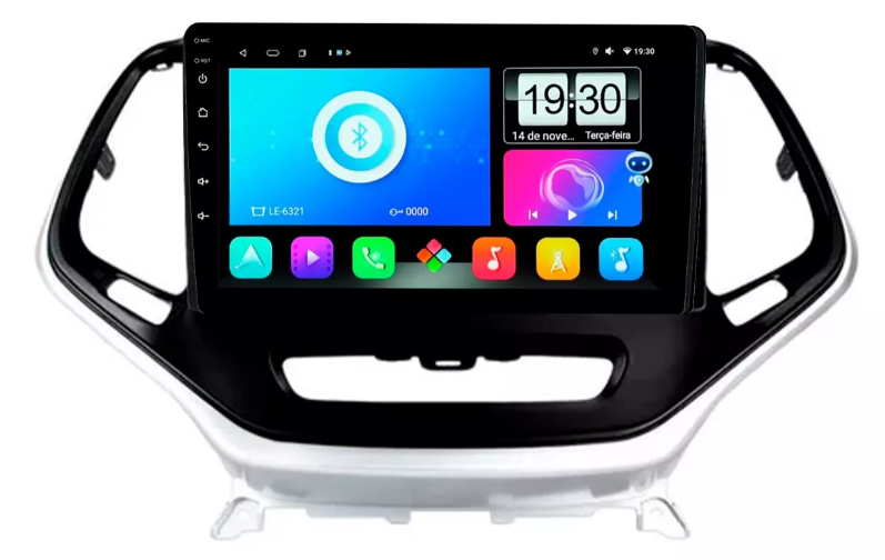 Multimidia Cherokee 9p Android Octacore 6gb Carplay 4g