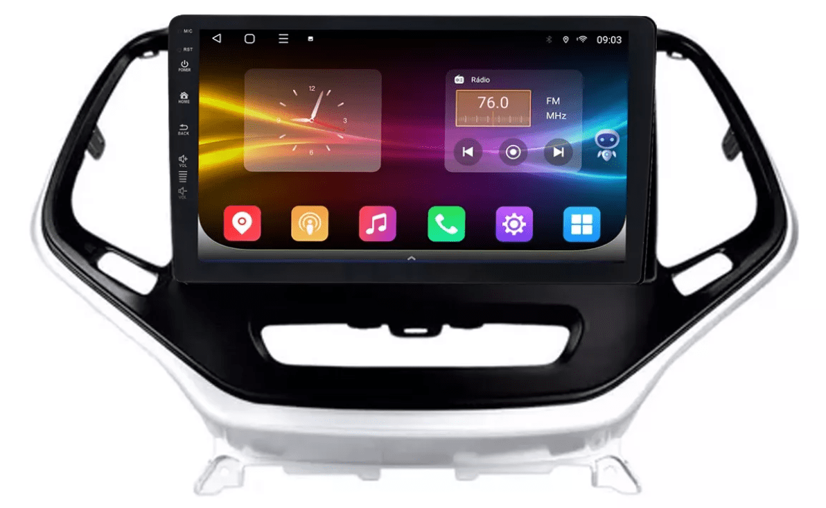 Multimidia Cherokee 9p Android Quadcore 2gb Carplay