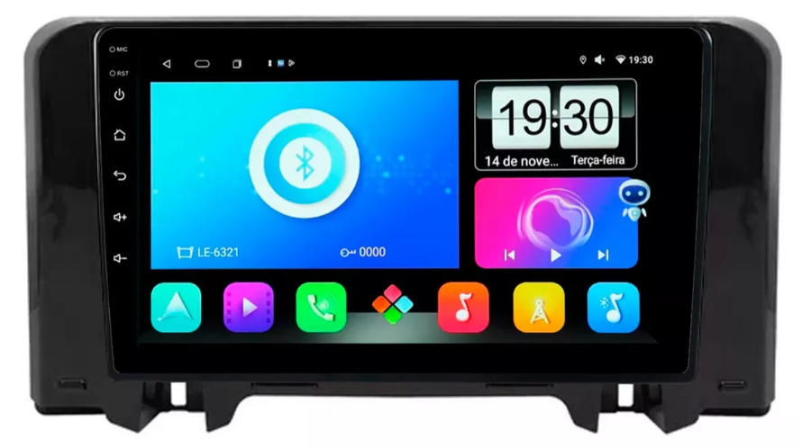 Multimidia Citroen C3 9p Android Octacore 4GB Carplay