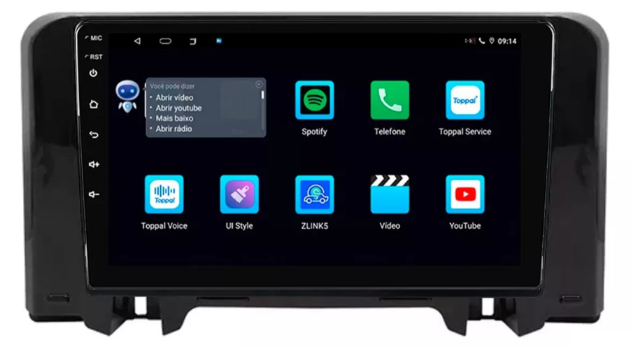 Multimidia Citroen C3 9p Android Octacore 6gb Carplay 4g