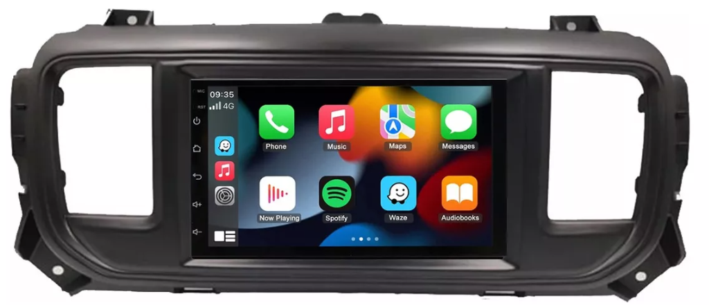 Multimidia Citroen Jumpy 7p Android OctaCore 4gb Carplay Voz