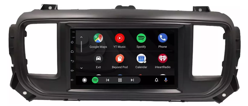 Multimidia Citroen Jumpy 7p Android OctaCore 4gb Carplay Voz