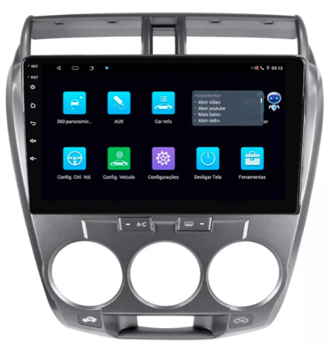 Multimidia City Analogico 9p Android Octacore 4GB Carplay