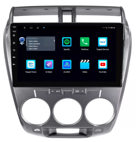 Multimidia City Analogico 9p Android Octacore 4GB Carplay