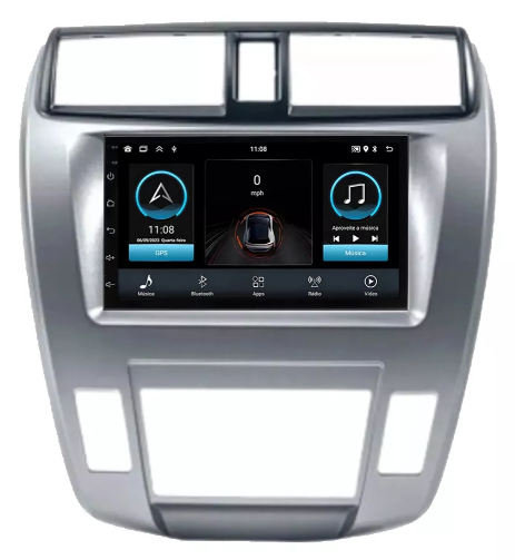 Multimidia City Digital 7p Android Quadcore 2gb Carplay