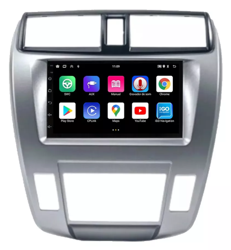 Multimidia City Digital 7p Android Quadcore 2gb Carplay