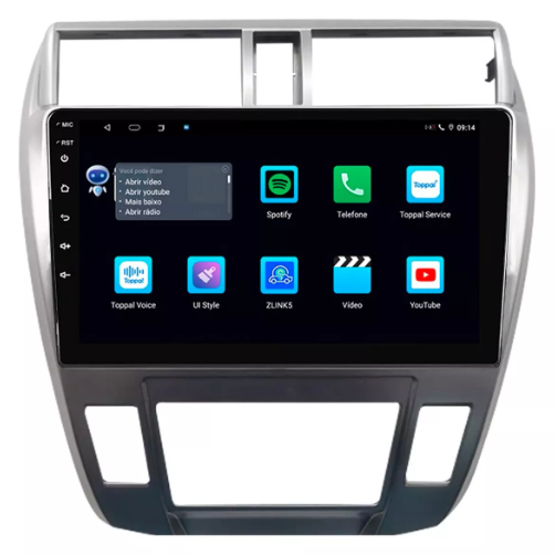 Multimidia City Digital 9p Android Octacore 4GB Carplay