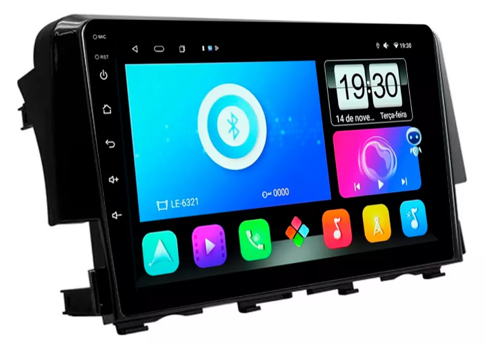 Multimidia Civic G10 9p Android Octacore 4GB Carplay