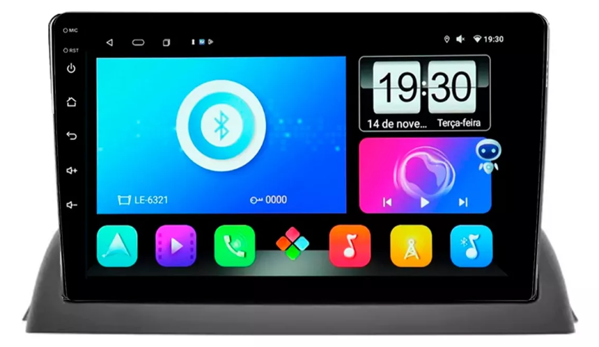 Multimidia Clio 9p Android Octacore 4GB Carplay