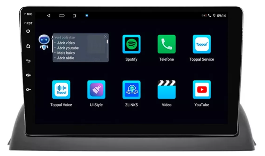 Multimidia Clio 9p Android Octacore 4GB Carplay