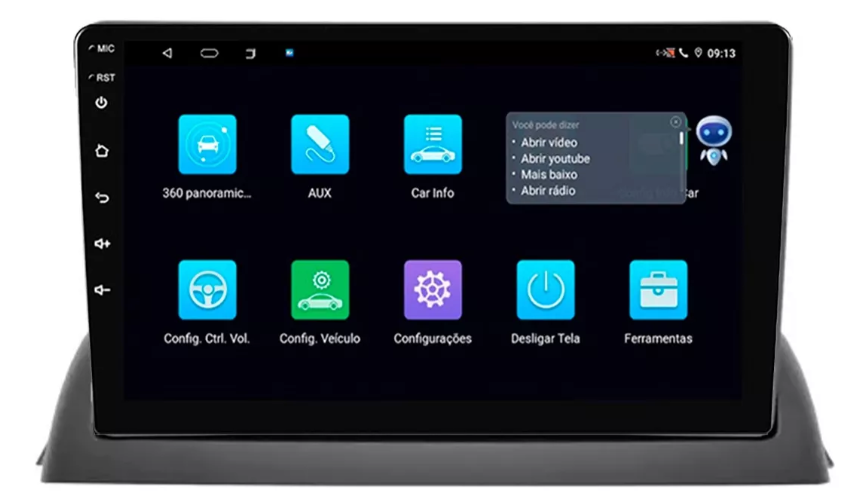 Multimidia Clio 9p Android Octacore 4GB Carplay