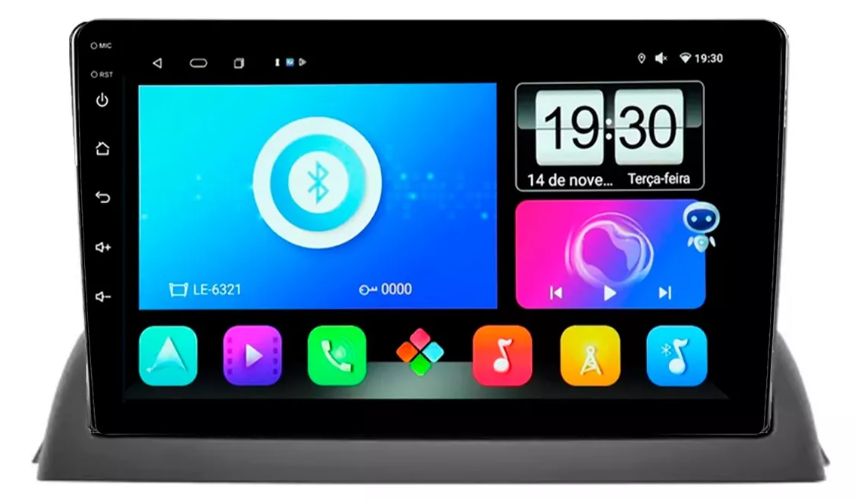 Multimidia Clio 9p Android Octacore 6gb Carplay 4g