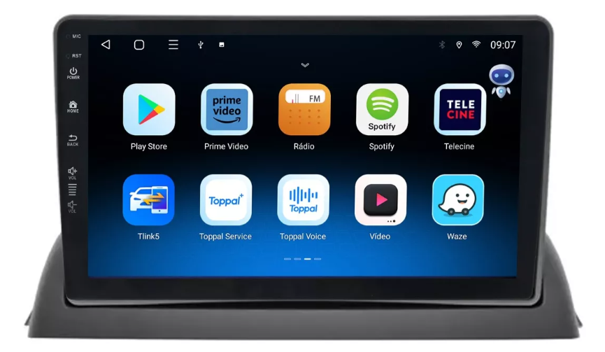 Multimidia Clio 9p Android Quadcore 2gb Carplay