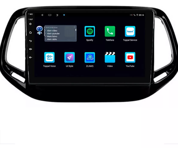 Multimidia Compass 9p Android Octacore 4GB Carplay