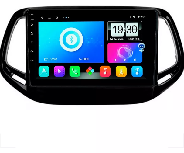 Multimidia Compass 9p Android Octacore 6gb Carplay 4g