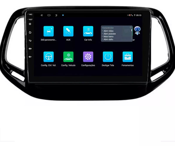 Multimidia Compass 9p Android Octacore 6gb Carplay 4g