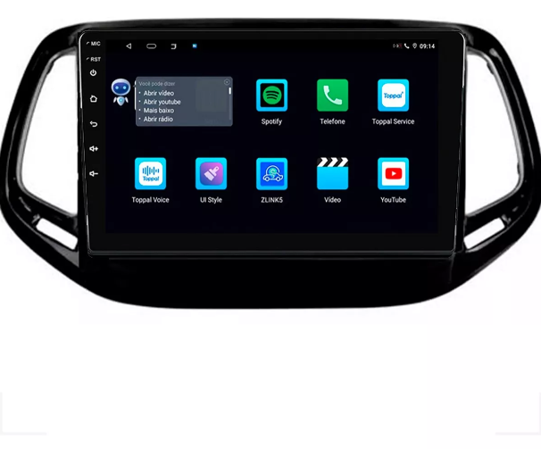 Multimidia Compass 9p Android Octacore 6gb Carplay 4g