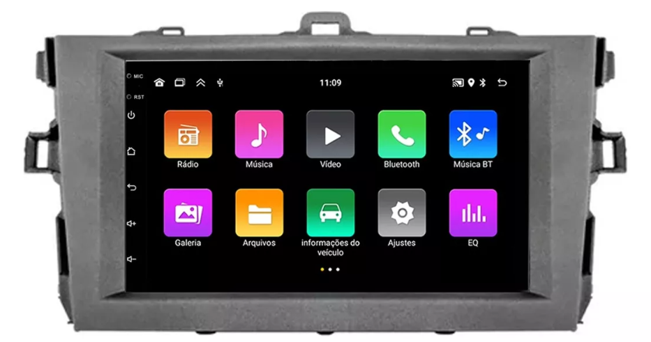 Multimidia Corolla 7p Android Quadcore 2gb Carplay