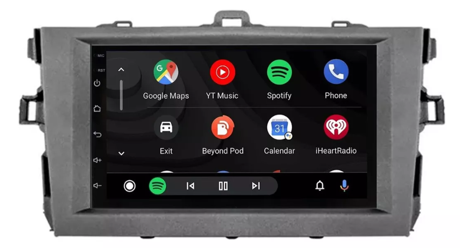Multimidia Corolla 7p Android OctaCore 4gb Carplay Voz
