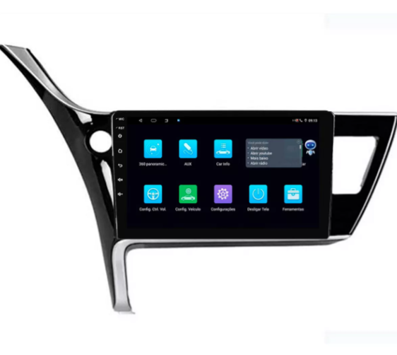 Multimidia Corolla 9p Android Octacore 4GB Carplay - COD 421