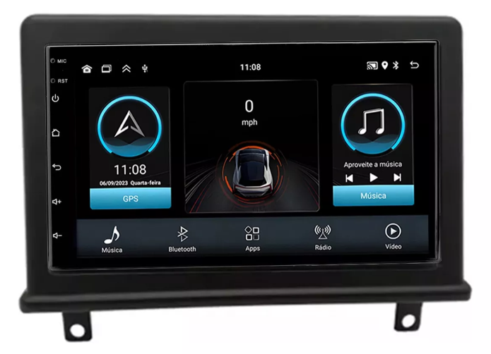 Multimidia Corsa Classic 7p Android Quadcore 2gb Carplay