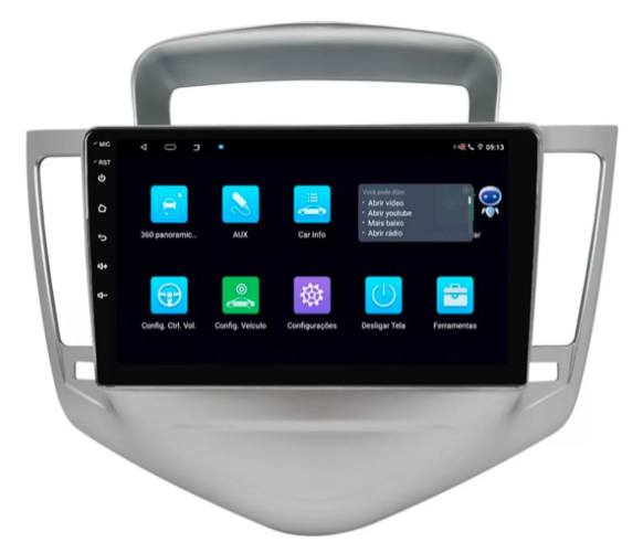 Multimidia Cruze Lt Ltz 9p Android Octacore 4gb Carplay 4g