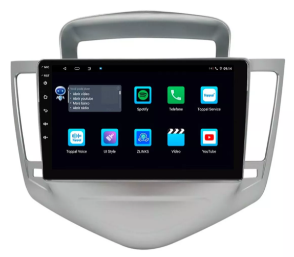 Multimidia Cruze Lt Ltz 9p Android Octacore 4gb Carplay 4g