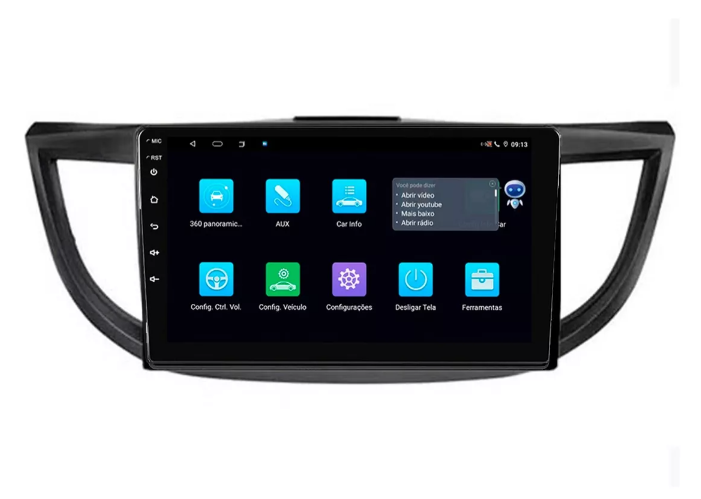 Multimidia Crv 9p Android Octacore 4GB Carplay