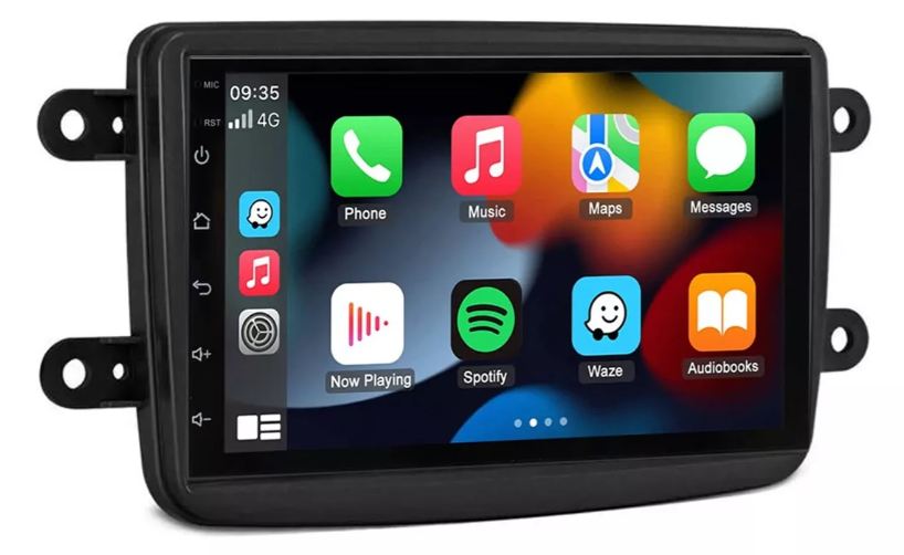 Multimidia Duster 7p Android OctaCore 4gb Carplay Voz