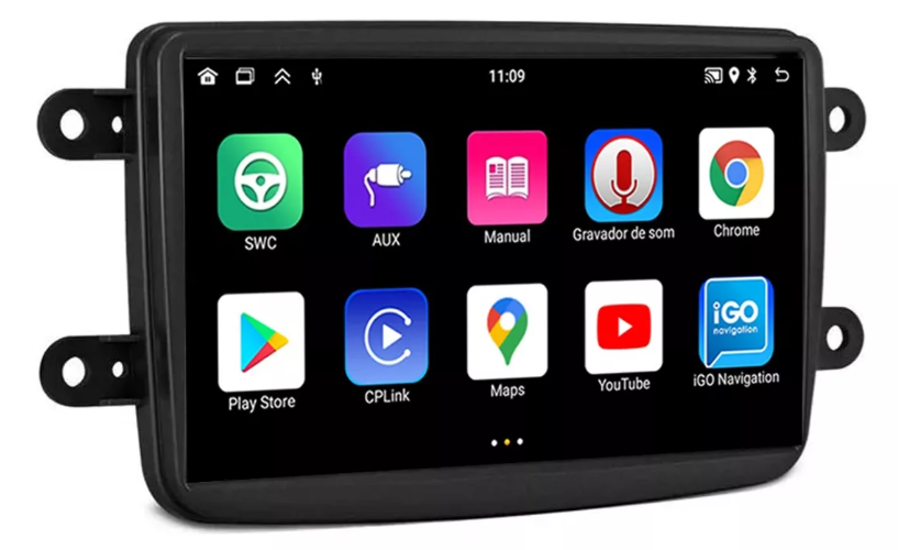 Multimidia Duster 7p Android Quadcore 2gb Carplay
