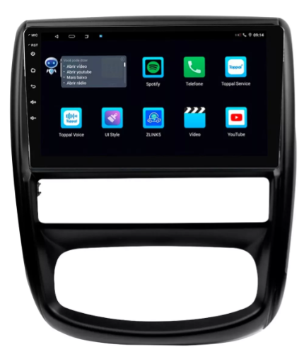Multimidia Duster 9p Android Octacore 4GB Carplay - COD 617
