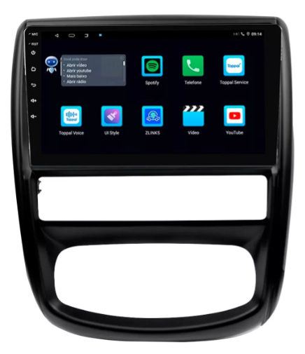 Multimidia Duster 9p Android Octacore 6gb Carplay 4g - COD 843