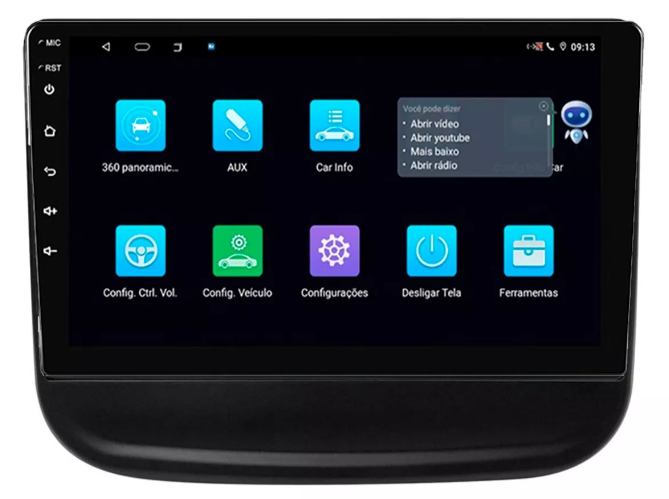 Multimidia Equinox 9p Android Octacore 4GB Carplay
